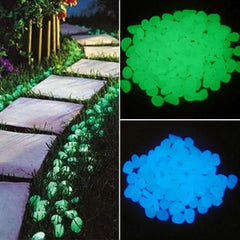 Glowing Garden Pebbles